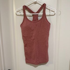 Lululemon Women's Ribbed Tank Top - Pink